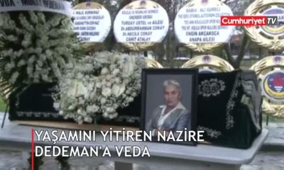 Ünlü iş kadını Nazire Dedeman'ı sevenleri son yolculuğuna uğurladı
