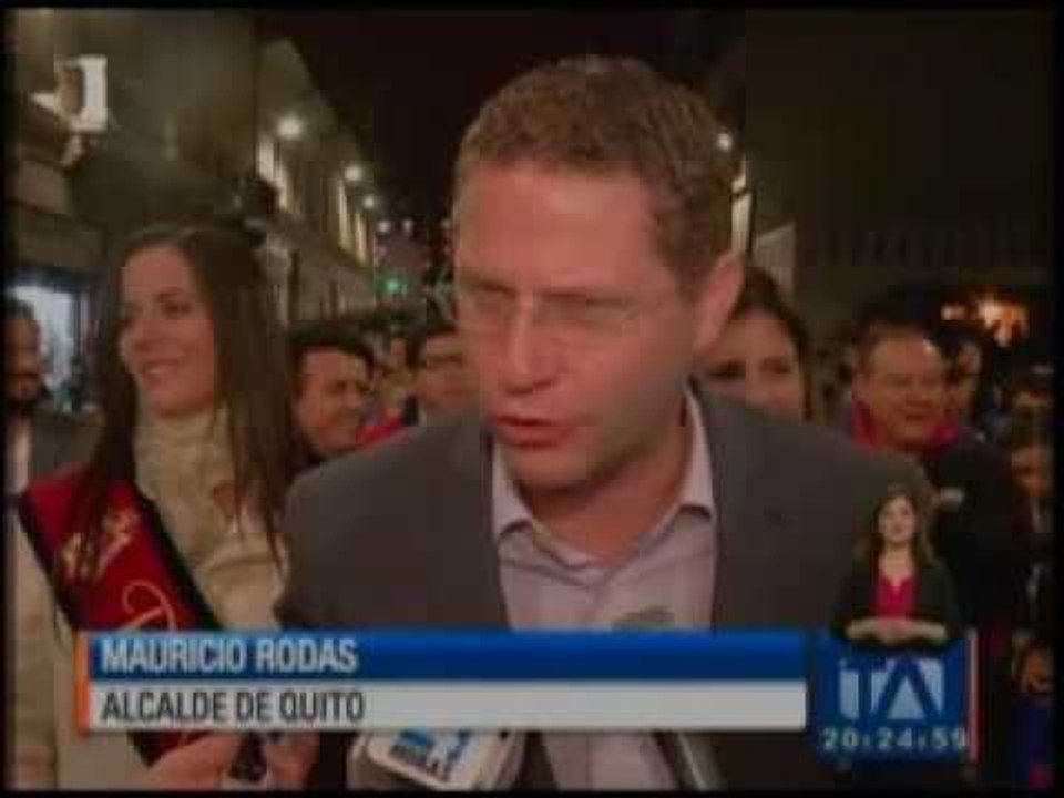 El pregón prende las fiestas en Quito - Teleamazonas