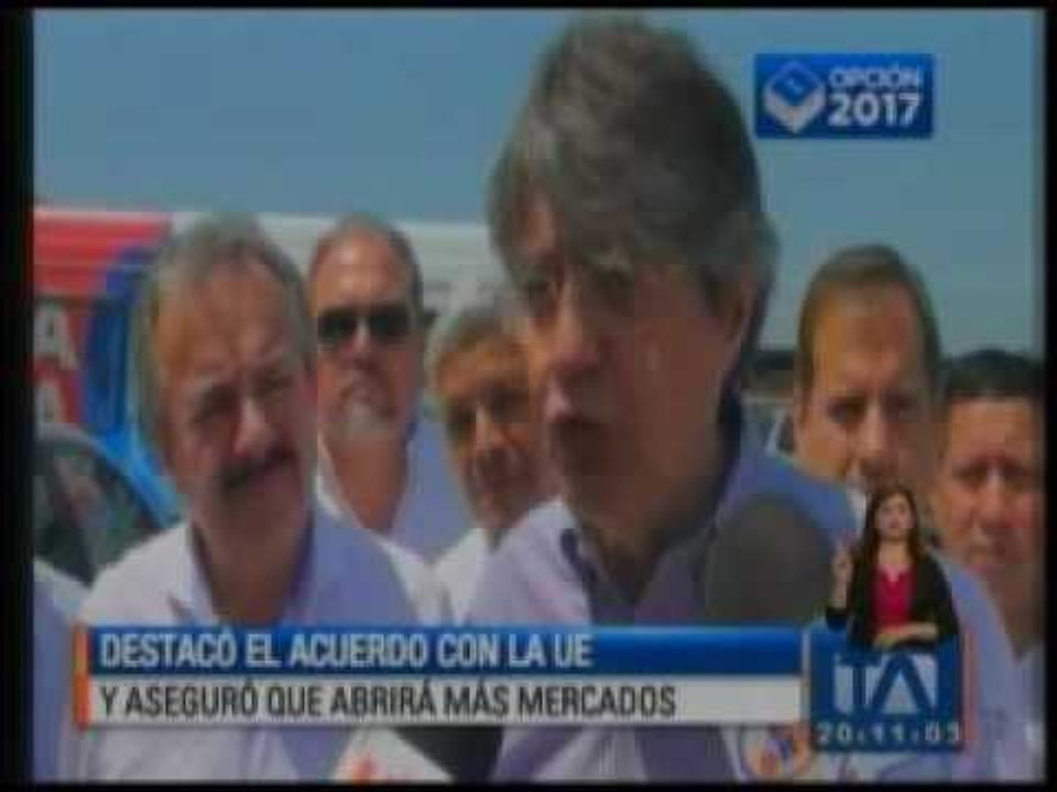 Guillermo Lasso presentó su plan "Un Millón de Empleos" - Teleamazonas
