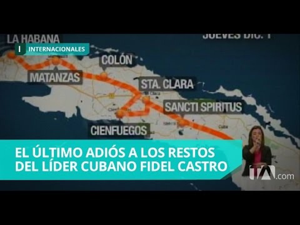 Así despiden los cubanos al líder de la revolución - Teleamazonas