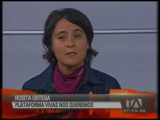 Ruth Montenegro y Rosita Ortega de la plataforma "Vivas Nos Queremos"