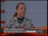 María Fernanda Espinosa, integrante del buró político de Lenin Moreno