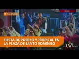 La fiesta de pueblo y fiesta tropical se realiza en la plaza de Santo Domingo - Teleamazonas