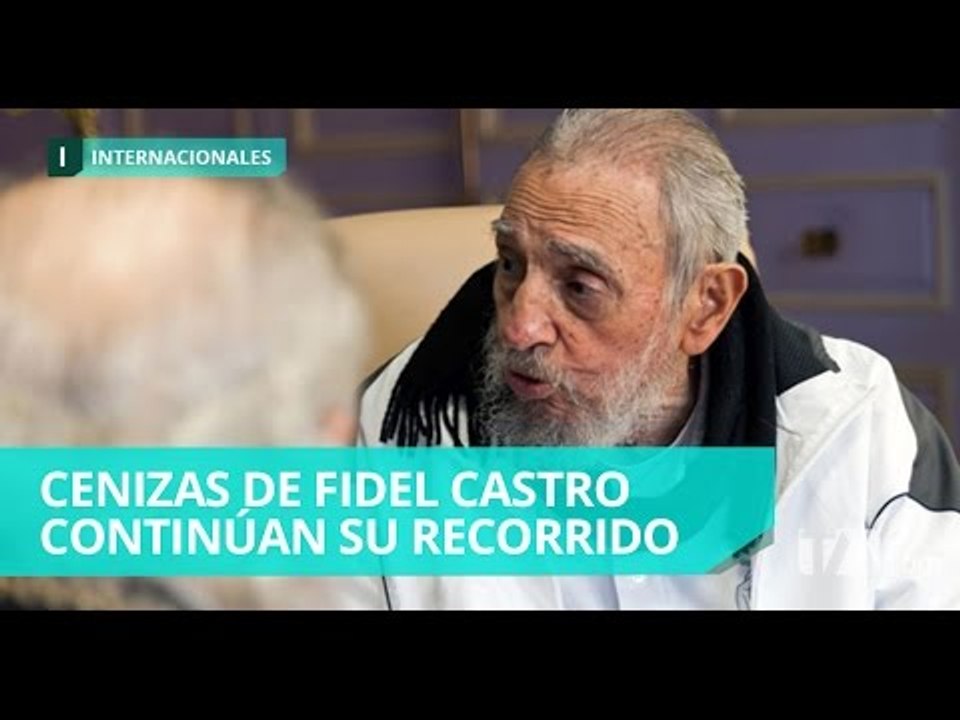 Continúa el recorrido de las cenizas de Fidel Castro - Teleamazonas