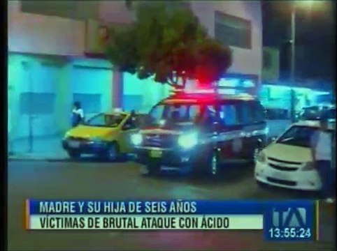 Madre e hija fueron atacadas con ácido