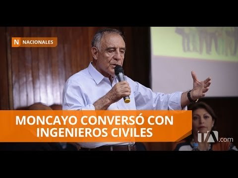 Paco Moncayo participó en conservatorio sobre temas de construcción - Teleamazonas