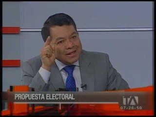Juan Ruales, candidato a asambleísta por Fuerza Ecuador