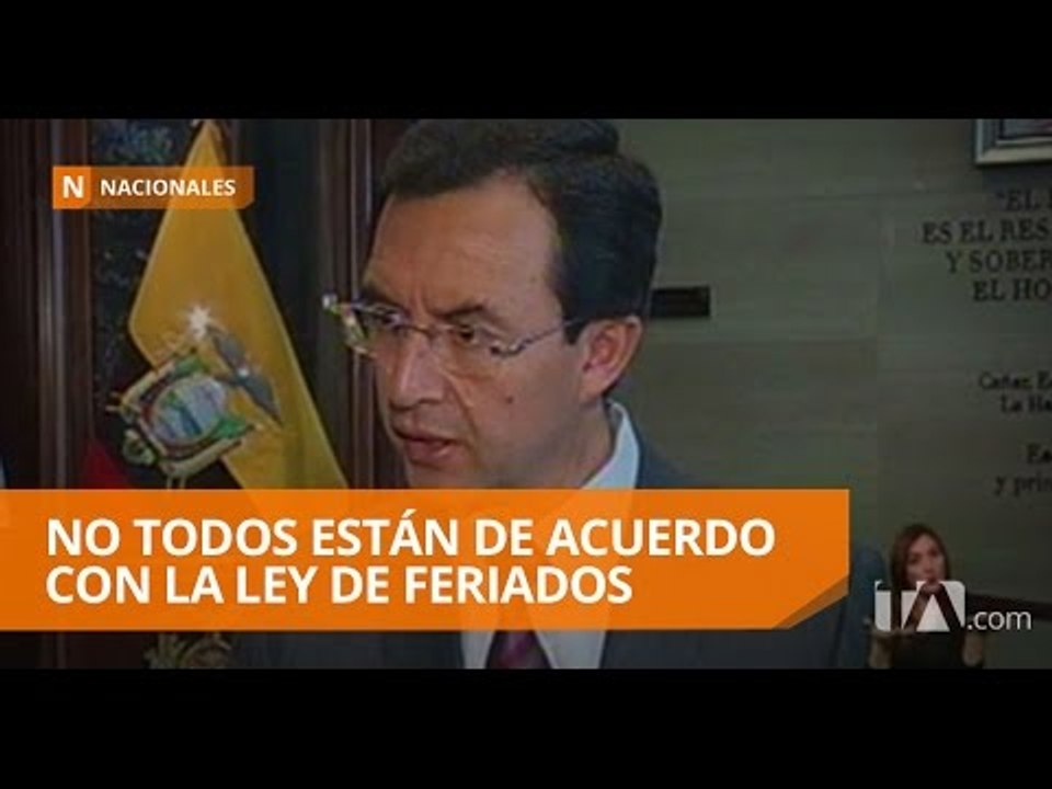 Asamblea aprobó el Proyecto de Ley de Feriados - Teleamazonas