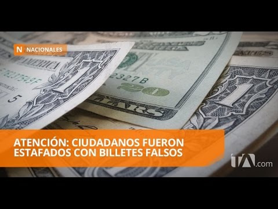 Locales comerciales denuncian estafa con billet...