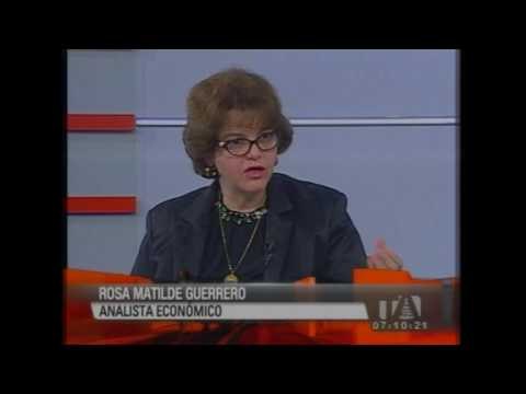 Entrevista a Rosa Matilde Guerrero-Analista Económico - Teleamazonas