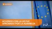 Con 97 votos a favor la Asamblea aprobó acuerdo con la UE - Teleamazonas