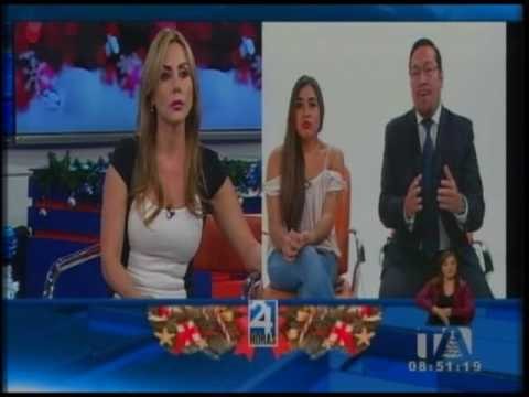 Gloria Ordóñez y su abogado, Hernán Ulloa, hablan sobre la supuesta agresión de director de medio