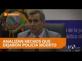 Autoridades analizaron incidentes que dejaron un policía muerto - Teleamazonas