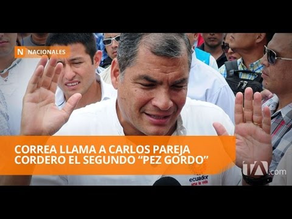 Correa se pronuncia sobre implicado en caso Petroecuador - Teleamazonas