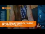 Gloria Ordoñez presenta pruebas en la Función Judicial - Teleamazonas