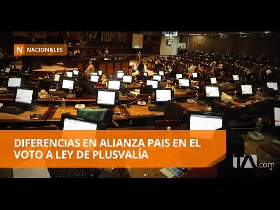 Votación de Ley de Plusvalía evidenció diferencias en AP - Teleamazonas