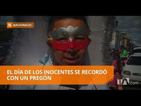 Así se vivió el Día de los Inocentes en Tulcán - Teleamazonas