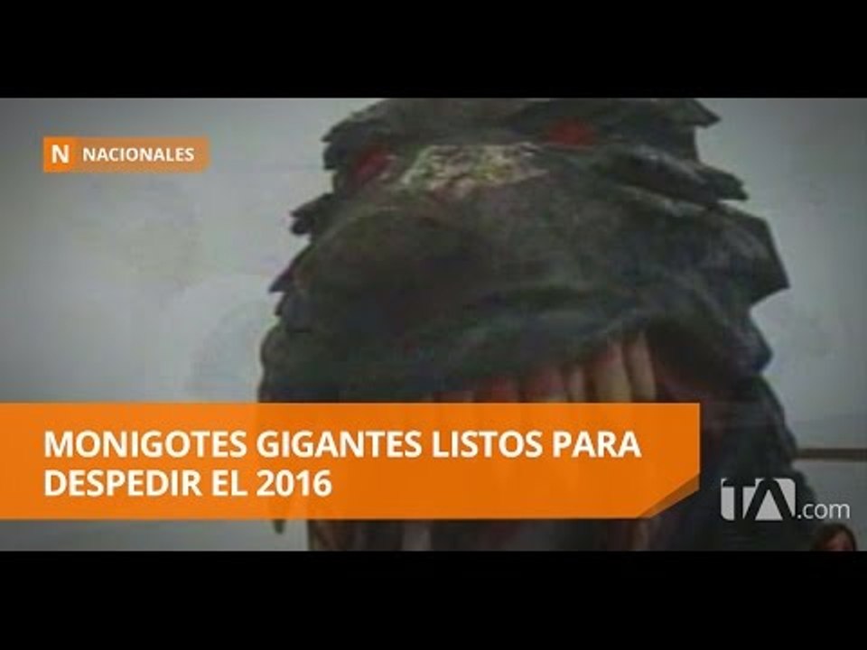 Monigotes gigantes se exhiben en suroeste de Guayaquil - Teleamazonas