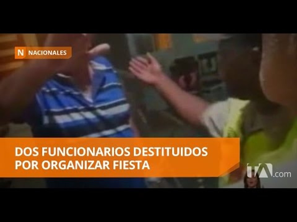 Seis detenidos por fiesta organizada en casa de Alex Bravo - Teleamazonas