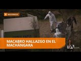 Macabro hallazgo en el río Machángara