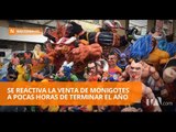 Se reactiva la venta de monigotes a pocas horas de terminar el año