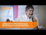 Candidatos a la Presidencia ratifican sus promesas - Teleamazonas