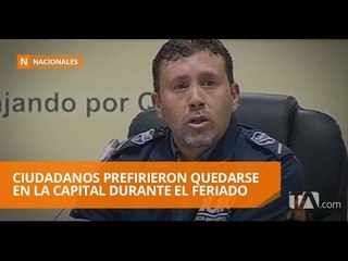 Ciudadanos prefirieron quedarse en la capital durante el feriado