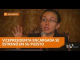 La Vicepresidenta Encargada recibió informes de los ministros - Teleamazonas