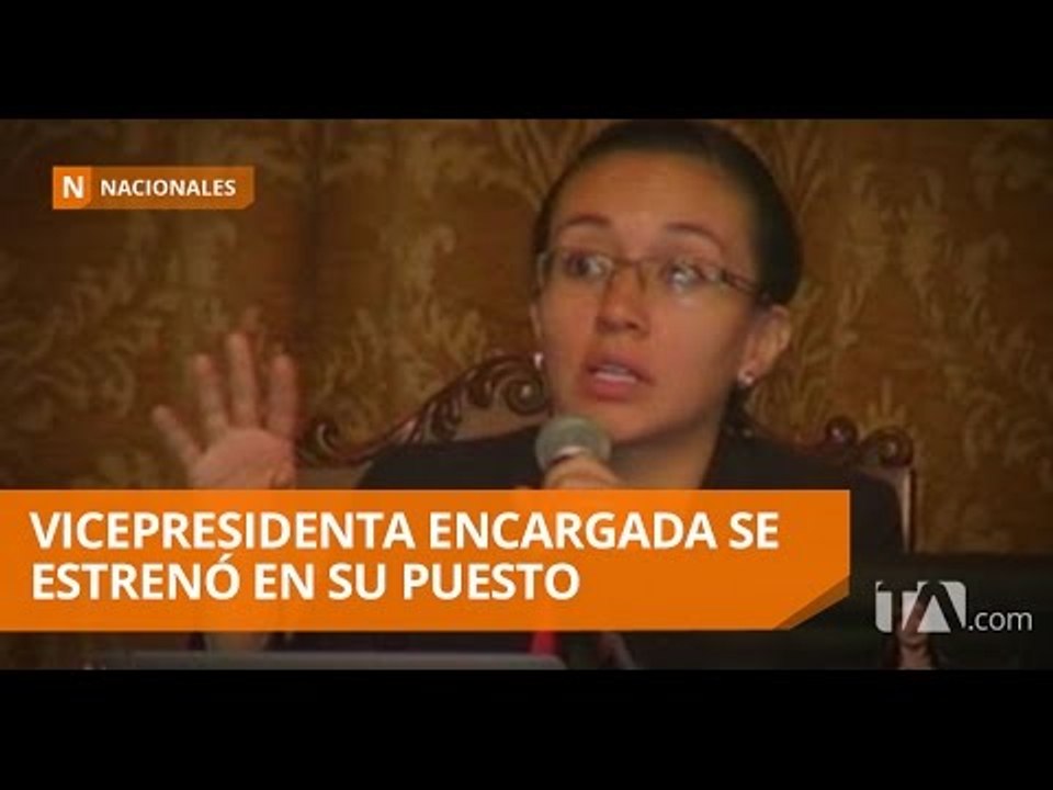 La Vicepresidenta Encargada recibió informes de los ministros - Teleamazonas