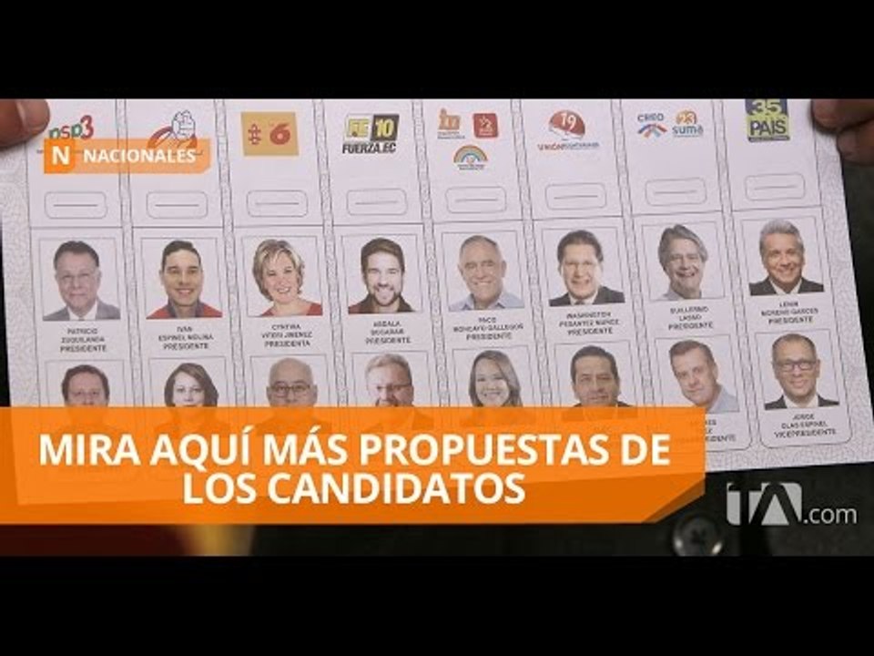 Binomios presidenciales intensifican campaña proselitista  - Teleamazonas