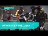 Jóvenes arriesgan su vida por salvar a otros en protestas de Venezuela - Teleamazonas