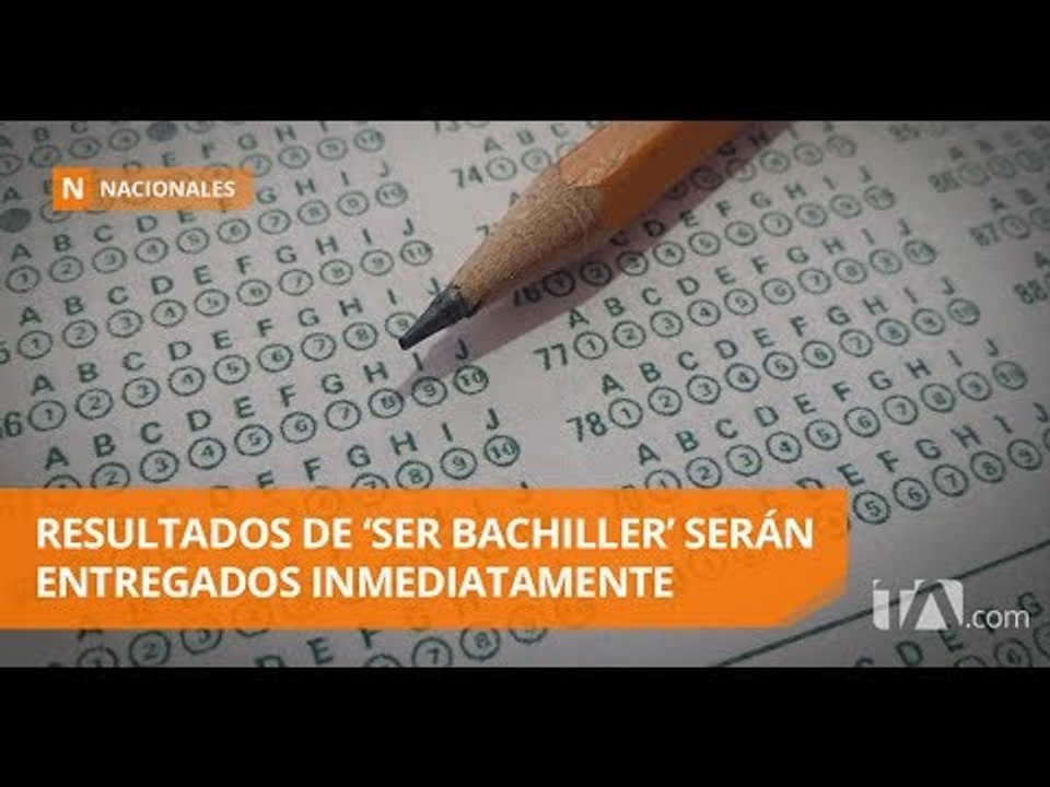 Este miércoles inician las pruebas 'Ser Bachill...