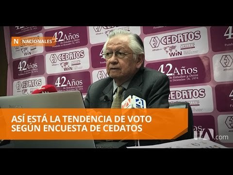 Cedatos: encuesta de candidatos a la Presidencia - Teleamazonas