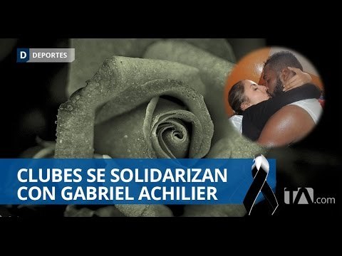 Así reaccionaron los clubes de fútbol ante la muerte de la esposa de Achilier - Teleamazonas