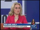 Entrevista a María Isabel Bonilla de SP y Andrés Morillo de Acuerdo Nacional - Teleamazonas