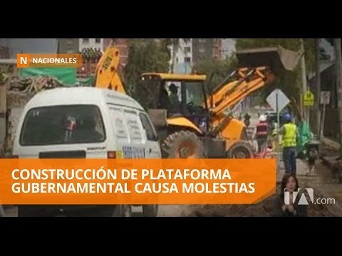 Construcción de plataforma gubernamental causa molestias