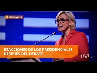 Download Video: Reacciones de los presidenciales después del debate