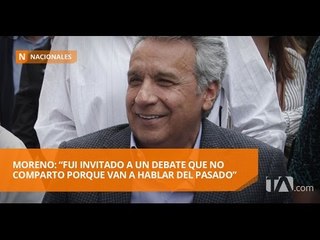 Lenín Moreno dice que es momento de diálogos no de confrontaciones