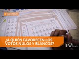 Votos nulos y blancos sí inciden en los resultados electorales