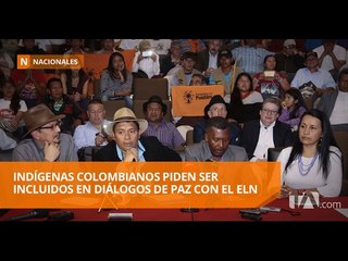 Download Video: Indígenas colombianos piden ser incluidos en diálogos de paz con el ELN