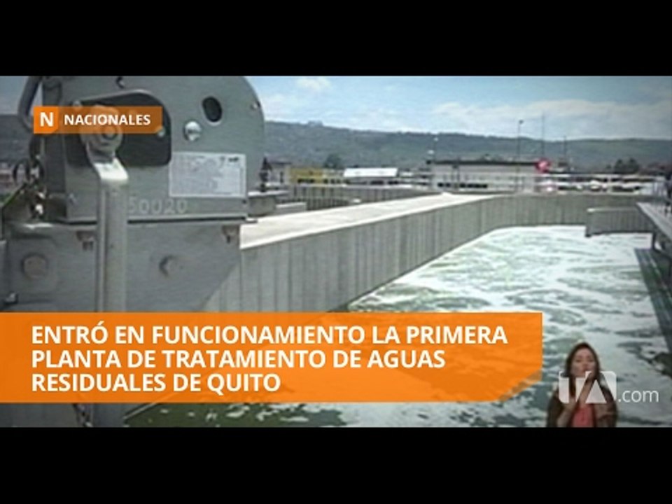 Primera planta de tratamiento de aguas residuales de la capital