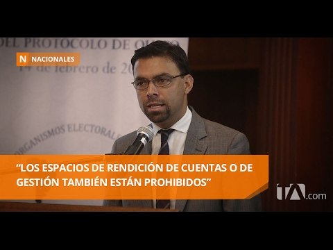 CNE prohíbe a autoridades realizar informes en el silencio electroral - Teleamazonas