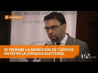 Se prohibe la rendición de cuentas antes de la jornada electoral