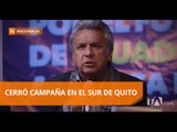 Lenin Moreno cerró su campaña en el sur de Quito - Teleamazonas