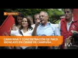 El cierre de campaña de Paco Moncayo en Quito - Teleamazonas