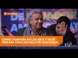 Moreno cerró campaña en Los Ríos - Teleamazonas