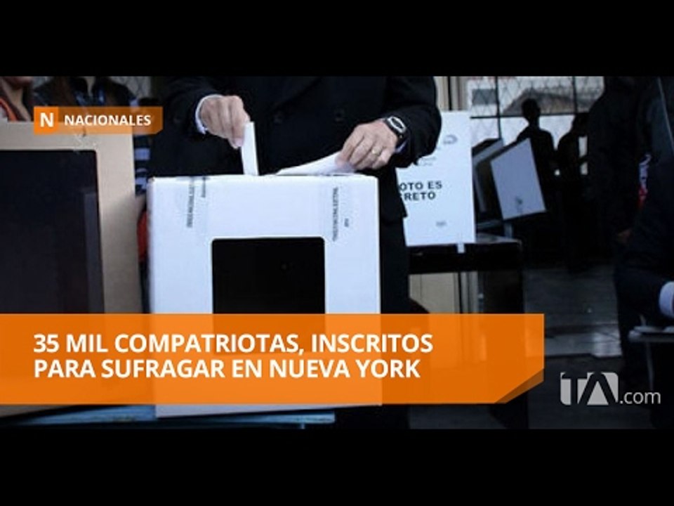Ecuatorianos se alistan a votar en Nueva York - Teleamazonas