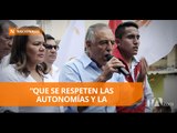Paco Moncayo realizó cierre de campaña ante simpatizantes en Guayaquil - Teleamazonas