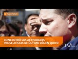 Iván Espinal cerró su campaña en el sur de Quito - Teleamazonas