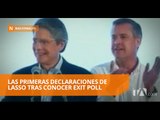 Así reaccionó Guilleromo Lasso tras datos preliminares - Teleamazonas